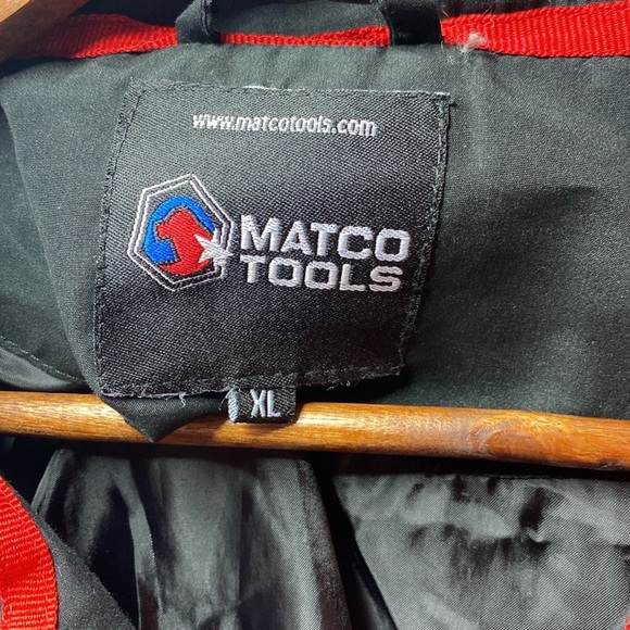 Matco Tools black and red full zip lightweight jacket size extra large - Picture 2 of 5